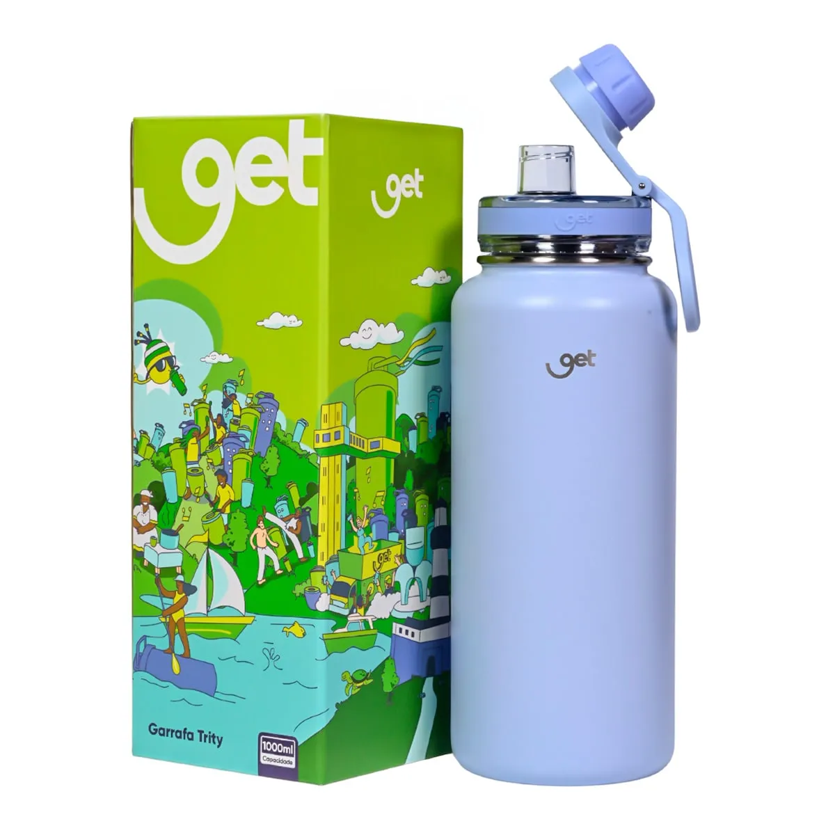 GARRAFA TÉRMICA GET TRITY - 1000ML - Imagem 4