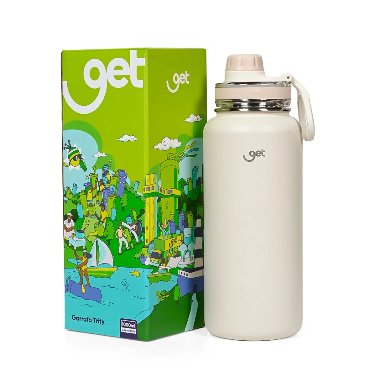 GARRAFA TÉRMICA GET TRITY - 1000ML - Imagem 5
