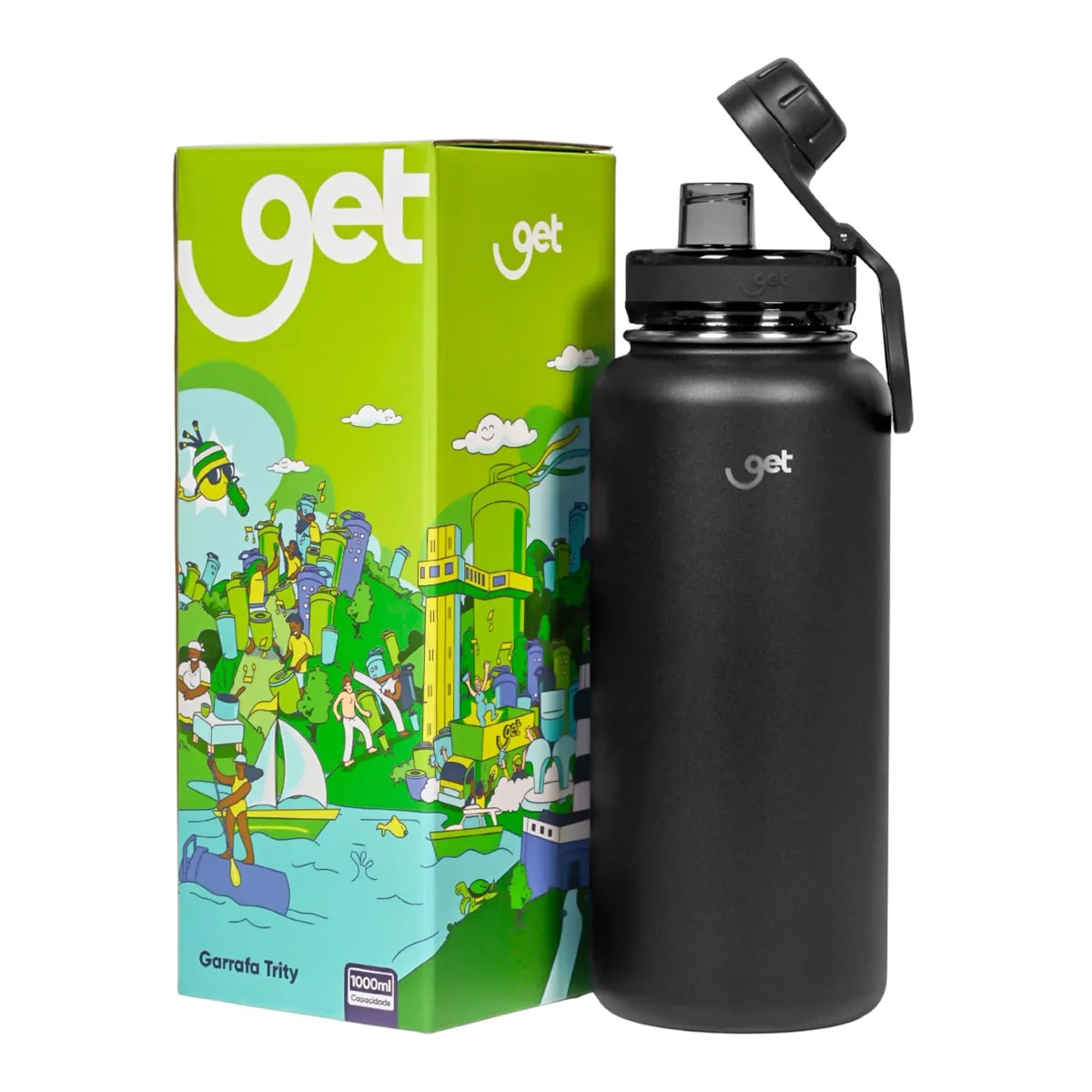 GARRAFA TÉRMICA GET TRITY - 1000ML