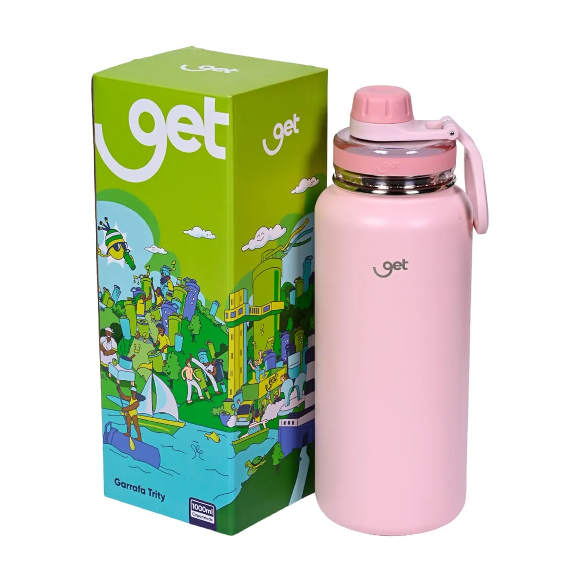 GARRAFA TÉRMICA GET TRITY - 1000ML - Imagem 2