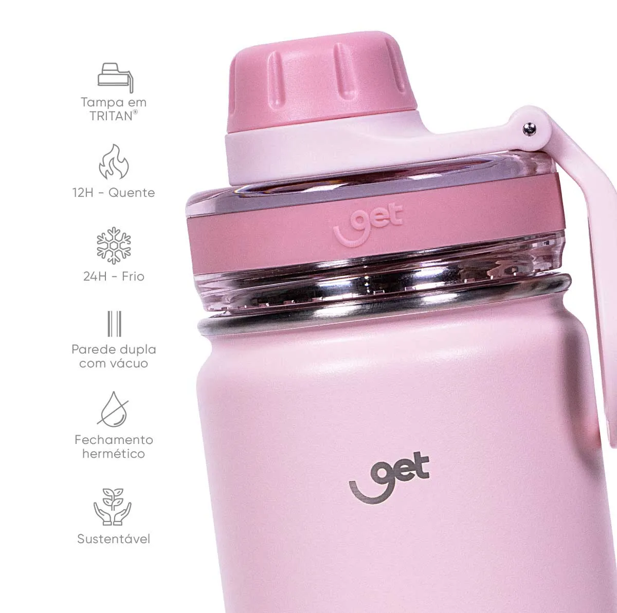 GARRAFA TÉRMICA GET TRITY - 500ML - Imagem 9