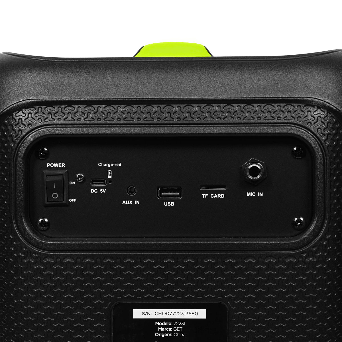 CAIXA DE SOM GET CUBE 2 BLUETOOTH TWS 250W RMS - Imagem 3