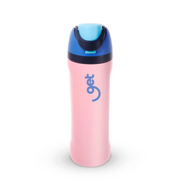 Garrafa Térmica Get Wai 710ml Rosa, vista frontal